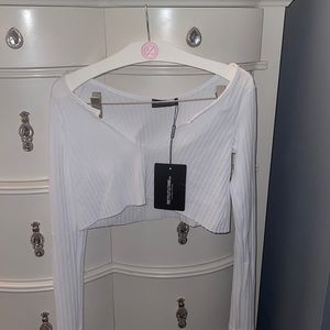 PLT long sleeve crop top